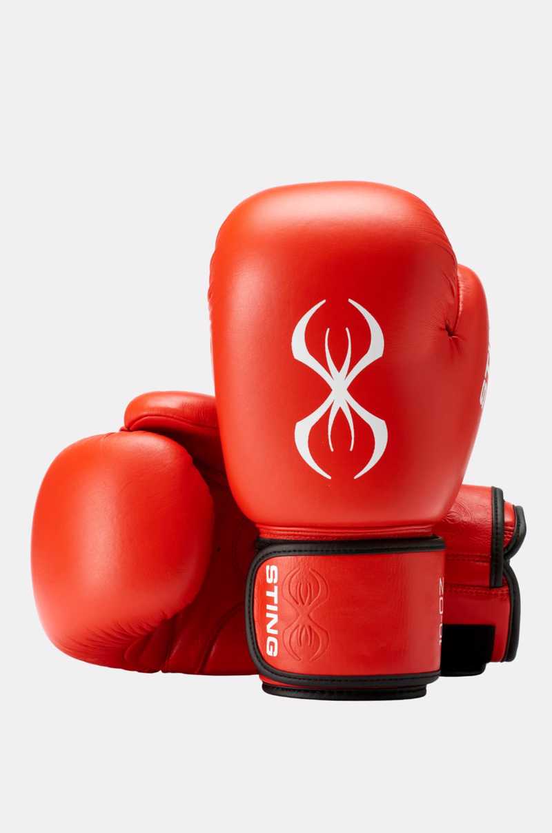 Sting Sports Competition Approved Boxing Gloves 2.0 - red